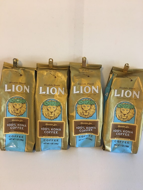 LION Coffee Kona 100% 粉 ✖️2袋 楽天市場】ライオンコーヒー 100％ コナコーヒー 豆 2袋セット