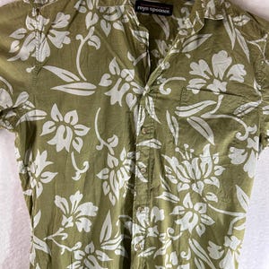 Vintage Hawaiian Aloha shirt Reyn spooner  medium faded  cotton blue  Thank you for shopping! AlohafromHawaiiUS