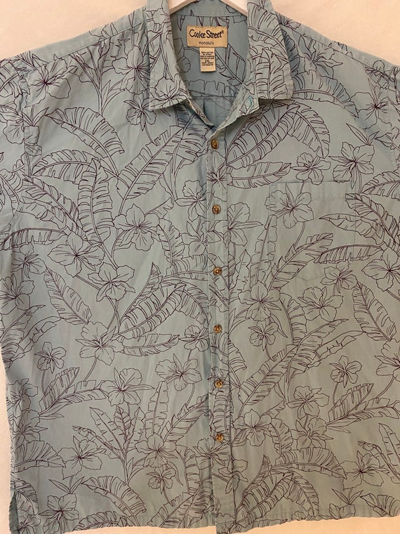 Vintage Cooke Street Hawaiian Aloha Shirt Made in Hawaii 100