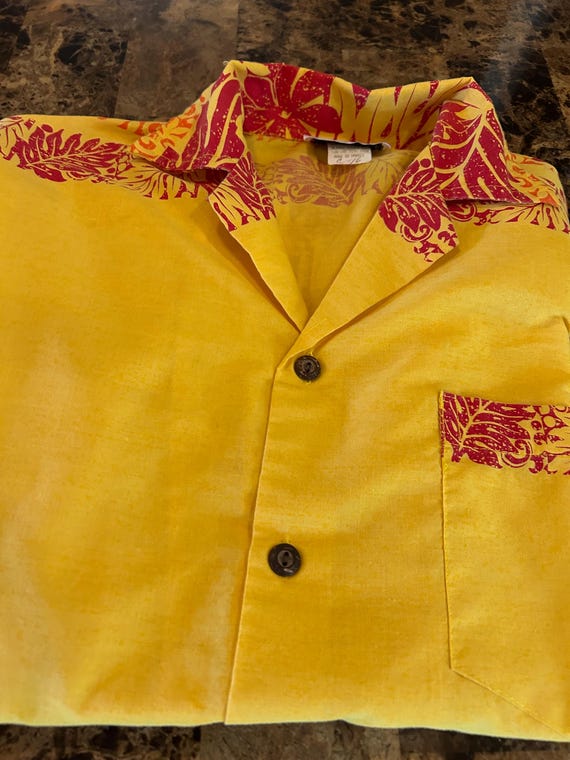 Vintage Vintage Malihini Hawaiian Aloha Shirt: Kids Medium, 100