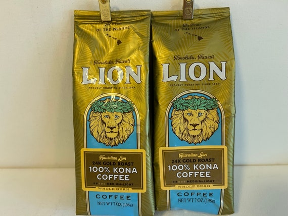 Lion 100 Kona Hawaiian Coffee Whole Bean - Fresh Roastquality