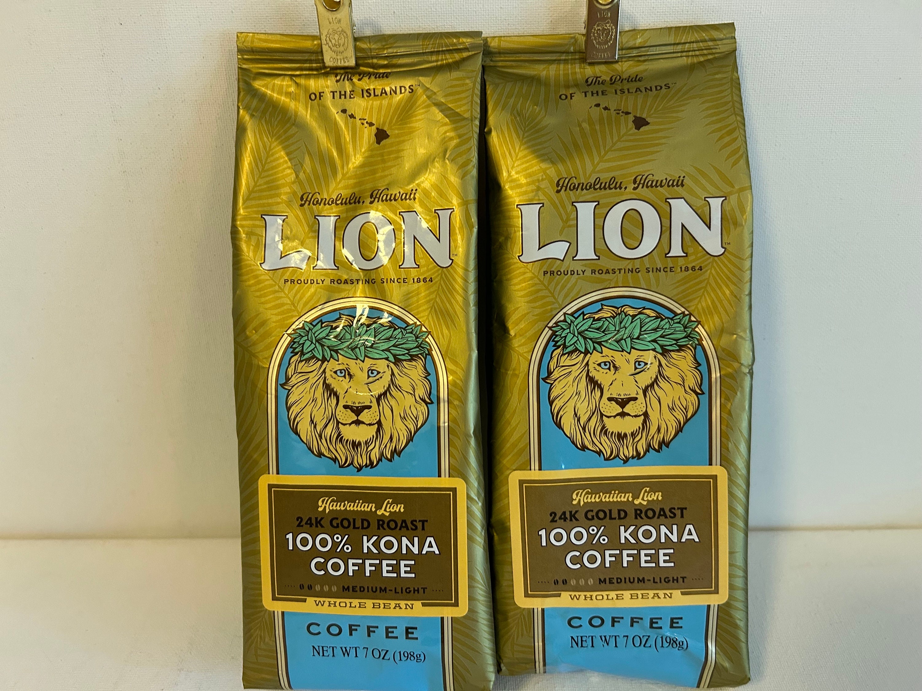 Lion 100 Kona Hawaiian Coffee Whole Bean - Fresh Roastquality