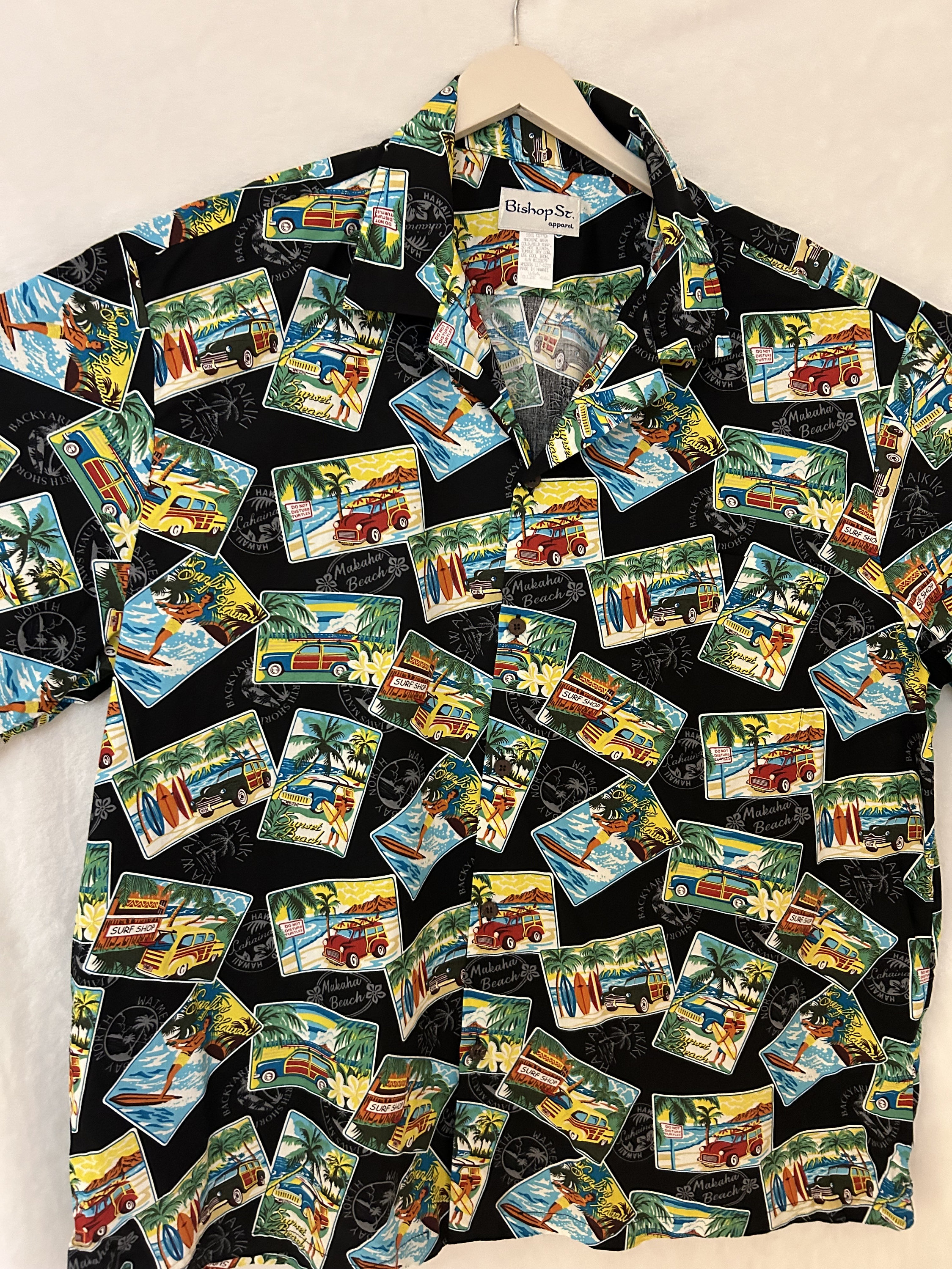 Vintage Hawaiian Aloha Shirt 4XL - 100 Cotton Bishop Stylequality