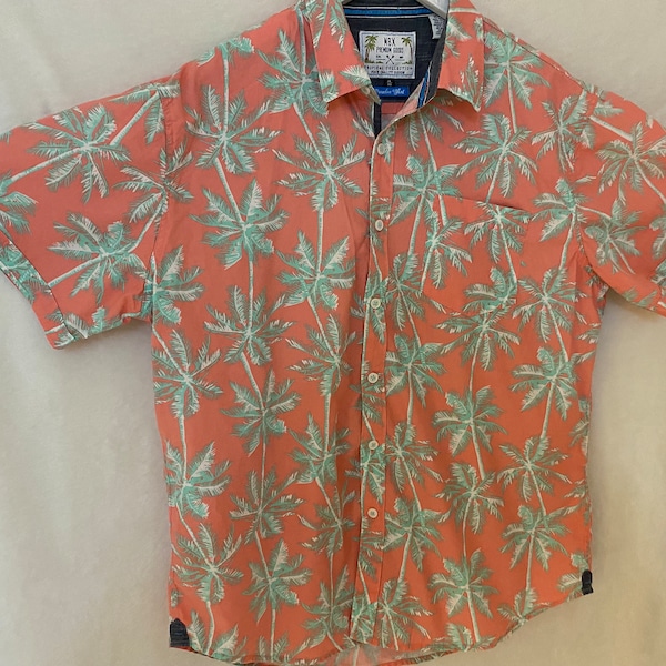 vintage MBX Hawaiiaans Aloha shirt kinderen XL 100% katoen met gratis verzending