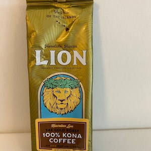 LION Coffee Kona 100% 粉 ✖️2袋 楽天市場】ライオンコーヒー 100％ コナコーヒー 豆 2袋セット