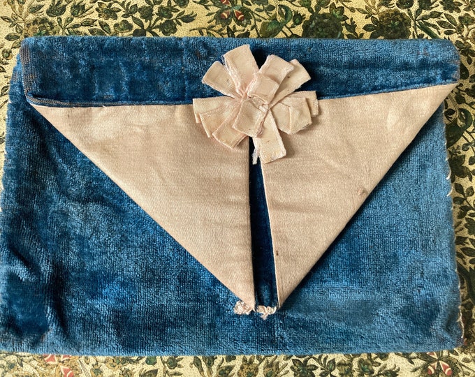 Antique Handkerchief Pouch