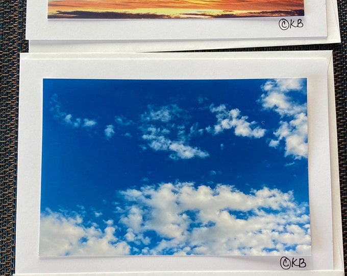 Montana Sky Blank Photo Greeting Cards