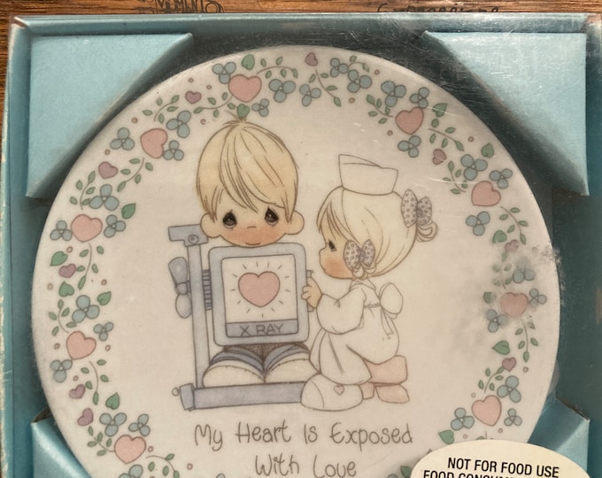 Vintage Precious Moments Miniature Plate in Original Packaging