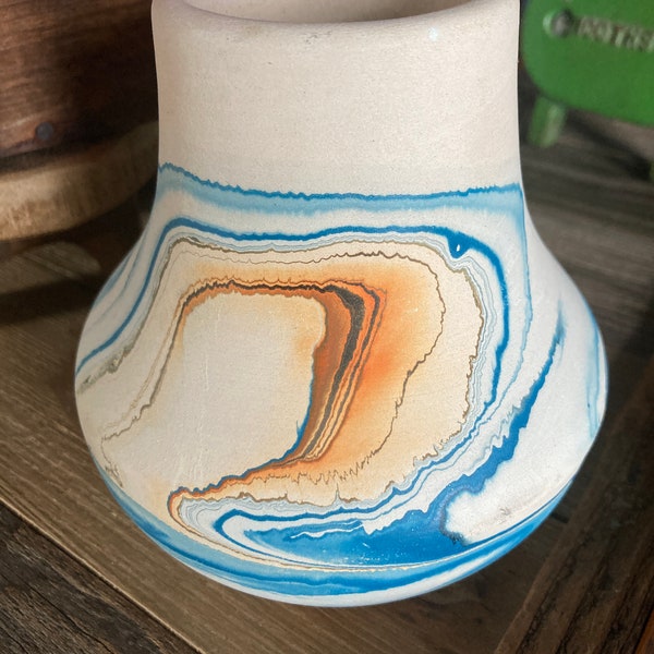 Jarrón de cerámica Nemadji vintage