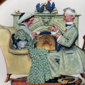 Vintage Norman Rockwell Gorham Fine China Plate