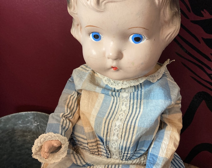 Vintage Large Composition Doll