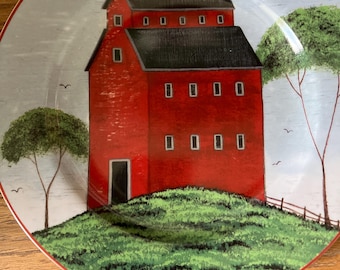 Vintage “Barns” Warren Kimble Collector’s Plate