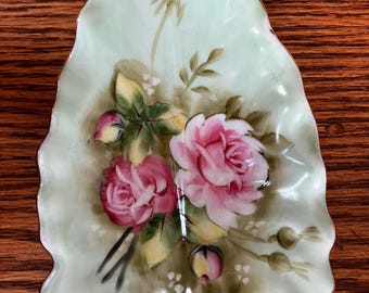 Vintage Lefton China Heritage Leaf Collection Dish