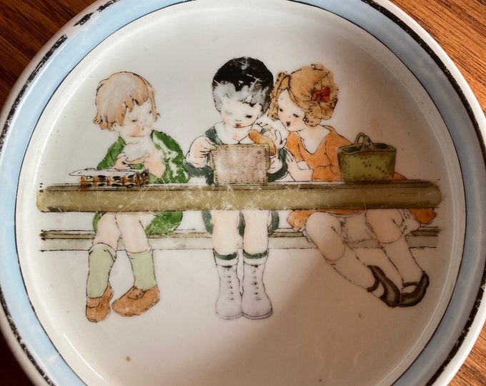 Antique Noritake Stoneware Child Plate