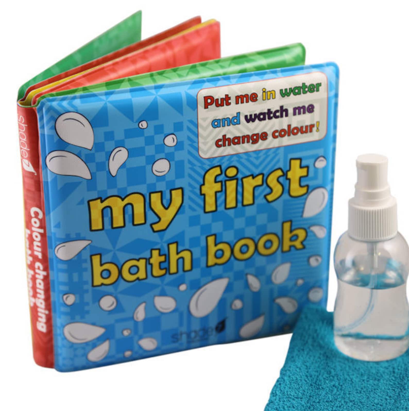 My First Bath Book Water Colour Changing Book Baby Bath Toy Etsy Sweden
