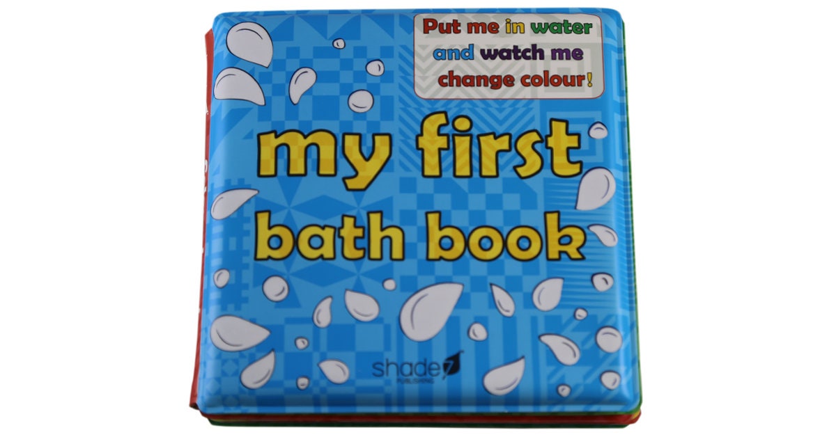 My First Bath Book Changes Colour in Water Etsy