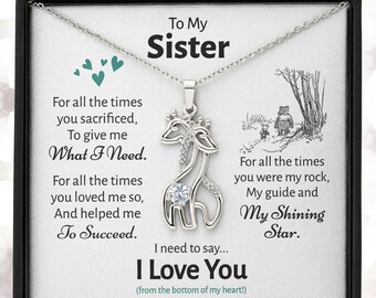 Zestaw upominkowy Sentimental Sister od Sister, najlepsza biżuteria dla siostry, prezent świąteczny dla siostry, wyjątkowy prezent urodzinowy dla siostry, prezent dla siostry