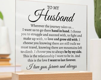 To My Husband Sentimental Gift, Office Gift for Husband, Husband Work Gift, Husband Birthday Gift, Husband on Anniversary or Christmas Gift