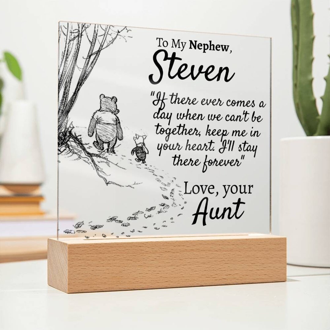 Personalized Nephew Gift From Aunt, Nephew Christmas Gift From Aunt to ...