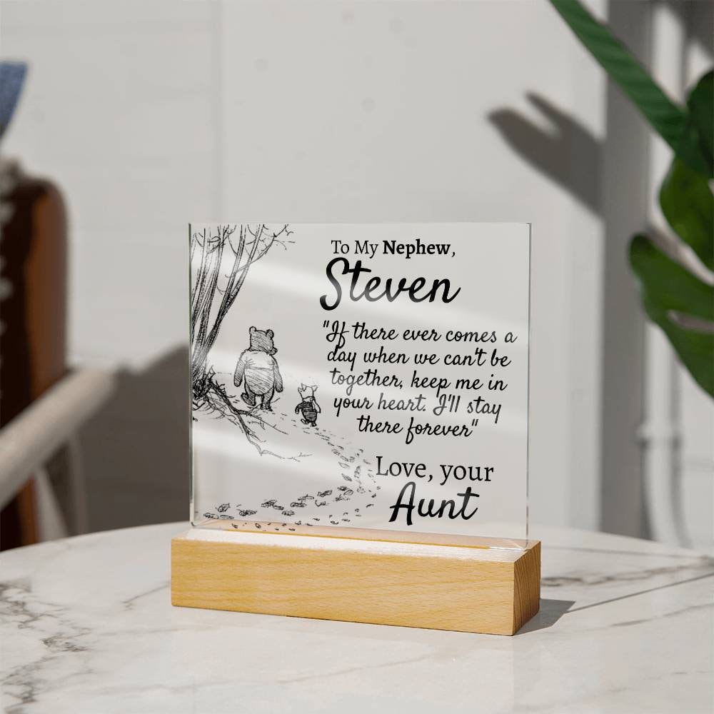 Personalized Nephew Gift From Aunt, Nephew Christmas Gift From Aunt to ...