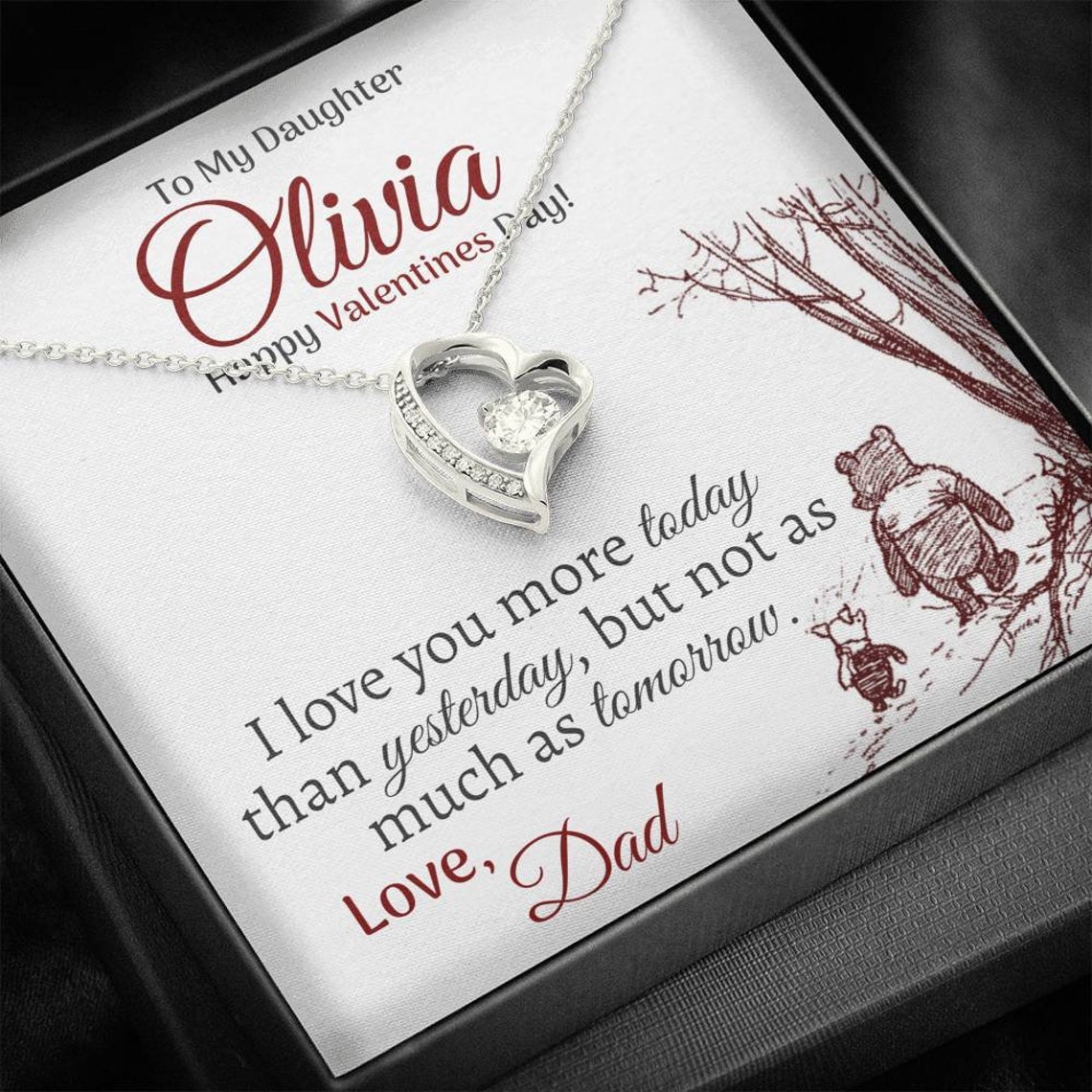 Valentine's Day Gift For Daughter Daughter Valentine | Etsy