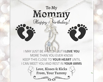 Sentimental Birthday Gift for Pregnant Wife or Friend, Birthday Gift for First Time Moms, Birthday Gift Ideas for Mom to Be, Pregnant Friend