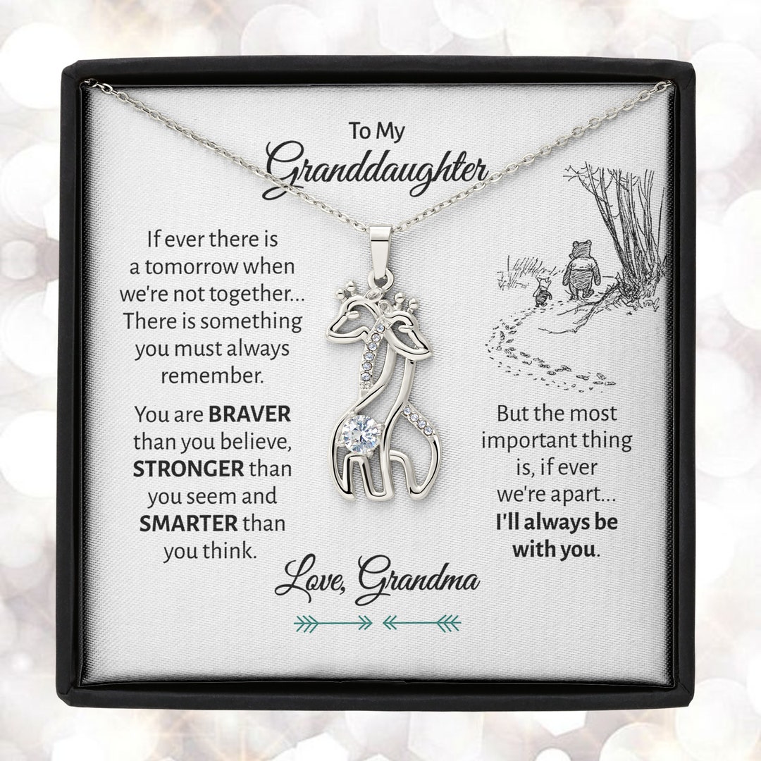 To My Granddaughter Bookmark - Stainless Steel Engraved Gift From Grandma For Birthday Christmas Graduation