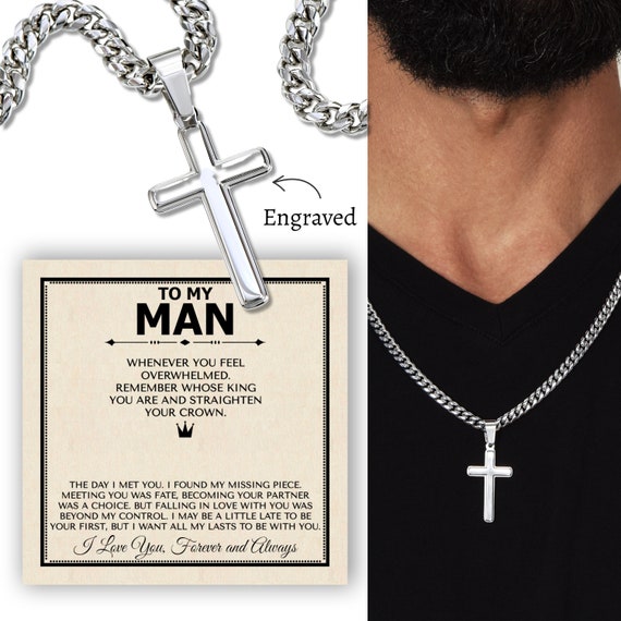 Romantic necklace for him hot sale