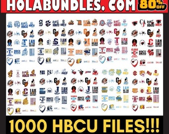 HBCU SVG Collections Mega Bundle, for hbcu tshirts, hbcu gifts, hbcu designs, hbcu svg, png