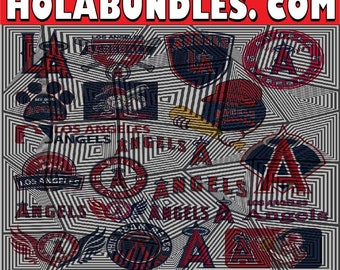 Los-Angels Baseball SVG, Los Angeles-Angels Svg, M L B Svg, M--L--B Svg, Instant Download