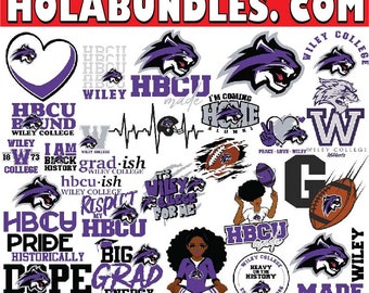 Wiley College Svg, Black Colleges With Our Hbcu Collection, Svg For Cricut, Digital Download