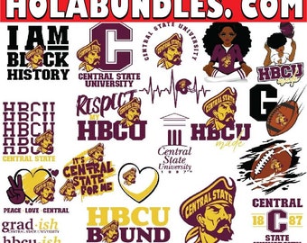 Central State University Team Bundles Svg, Central State University SVG, HBCU Svg, Hbcu, Digital Download