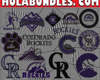 Colorado Rockiess SVG PNG, svg Sports files, Svg For Cricut, Clipart, baseball Cut File, Layered SVG For Cricut File