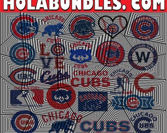 Chicago-Cubs Baseball Svg, Chicago-Cubs Svg, M L B Svg, M--L--B Svg, Instant Download