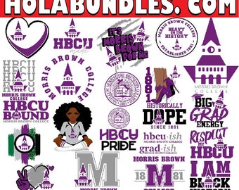 Morris Brown College Svg - Hbcu Collection, college designs, HBCU svg, historically black college designs, digital download