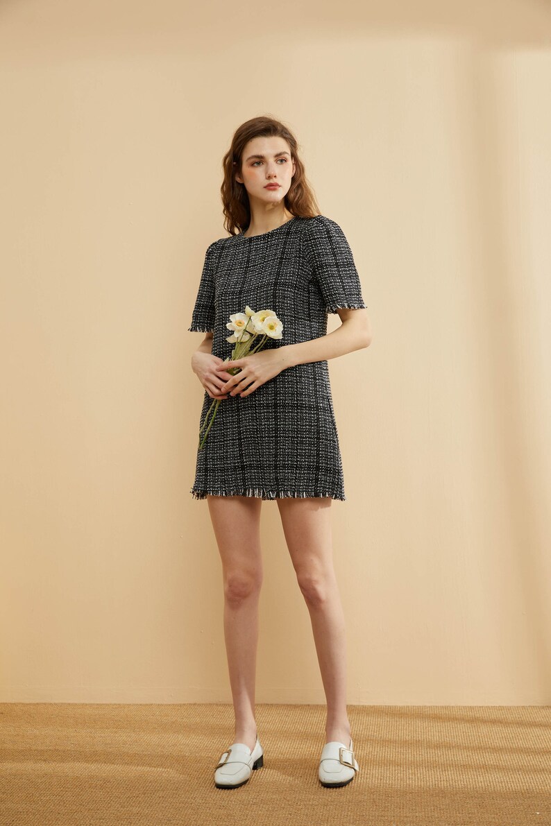 Presale Elegant Tweed Dress