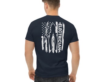 Elektriker Shirt • Elektriker Geschenke • Amerikanischer Elektriker Shirt • US Flagge Elektriker Shirt • Geschenk für Elektriker • Elektriker Werkzeug