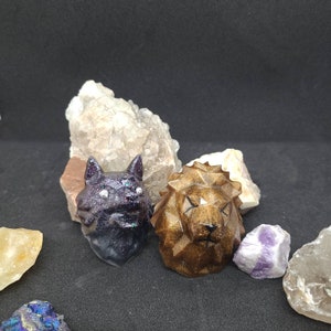 Lion magnet, wolf magnet, refrigerator magnets, custom magnets!
