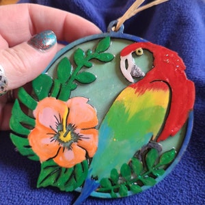 Parrot ornament
