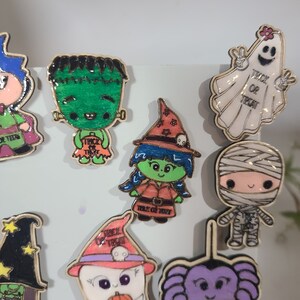 Halloween magnets, refrigerator magnets