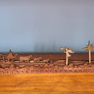 Advent calendar, christmas countdown, nativity calendar