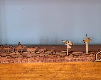 Advent calendar, christmas countdown, nativity calendar