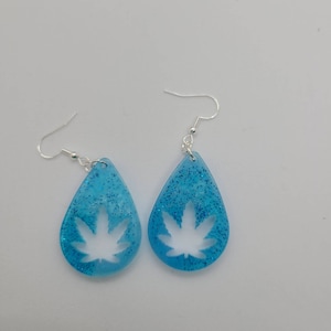 Harsoorbellen marihuanablad, zilveren beslag