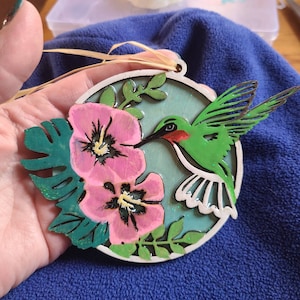 Hummingbird ornament