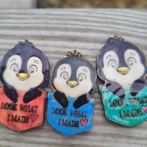 Penguin magnets, refrigerator magnets, kids magnets
