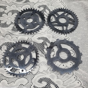 Four piece coaster set, steam punk coaster set