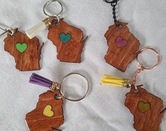 Wisconsin keychains