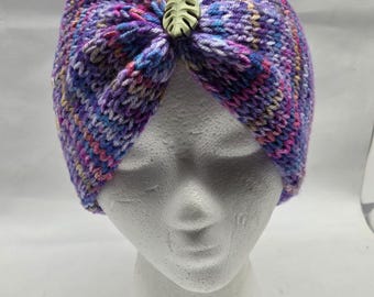 Diadema/calentador de orejas morado