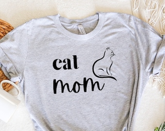 Cat Mom T-Shirt: Pet Lover Gift