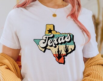 Vintage Texas T-Shirt: Retro State Fan Souvenir